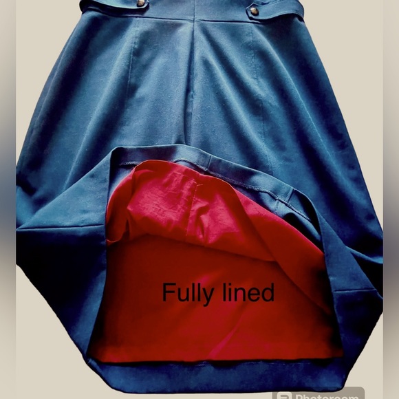 Andrew Marc Marc New York Dress Gorgeous Teal Slimming Cut Sz 10 Excellent Cond - Picture 10 of 11